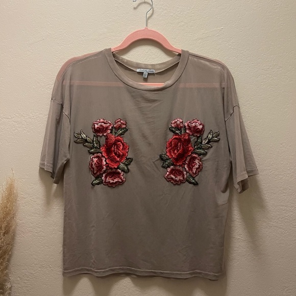Charlotte Russe Mesh Top - Picture 1 of 1